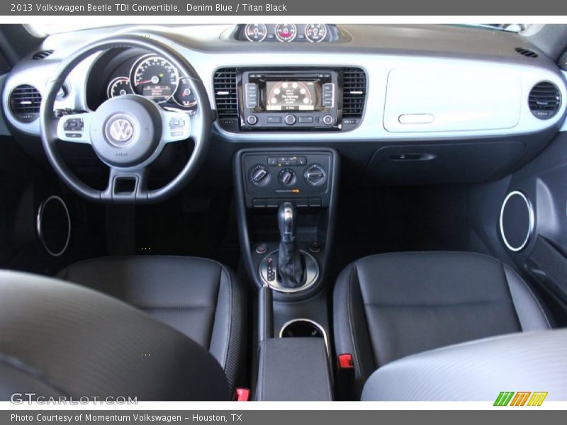 Denim Blue / Titan Black 2013 Volkswagen Beetle TDI Convertible