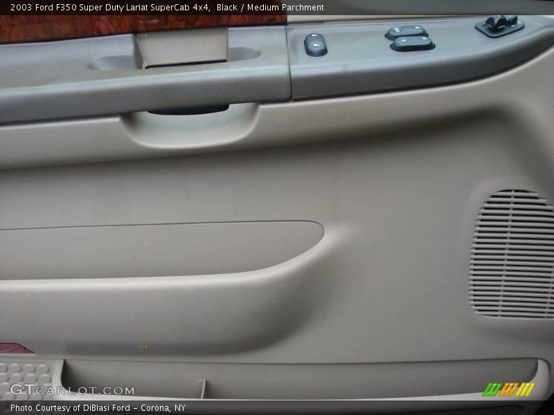 Black / Medium Parchment 2003 Ford F350 Super Duty Lariat SuperCab 4x4