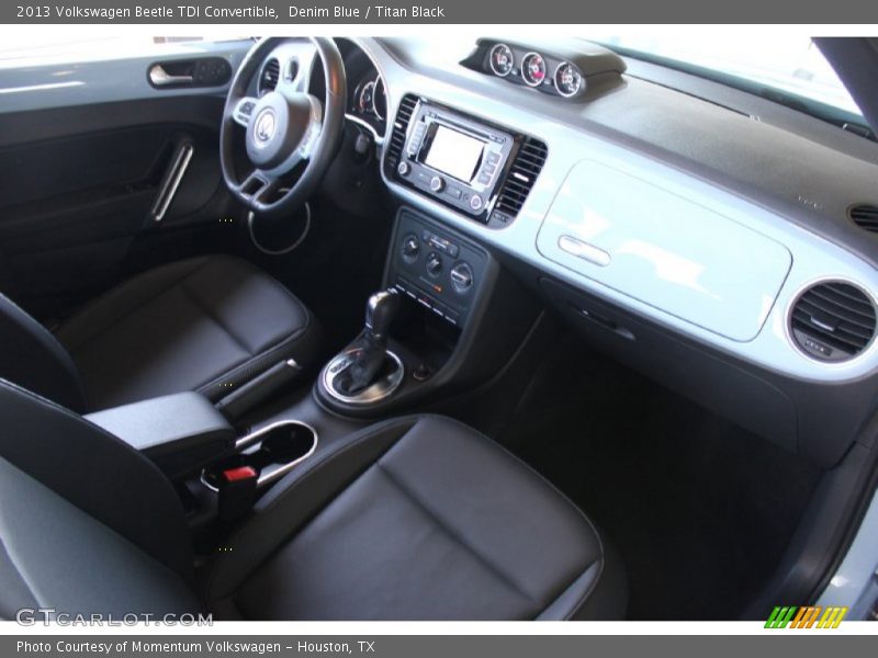 Denim Blue / Titan Black 2013 Volkswagen Beetle TDI Convertible