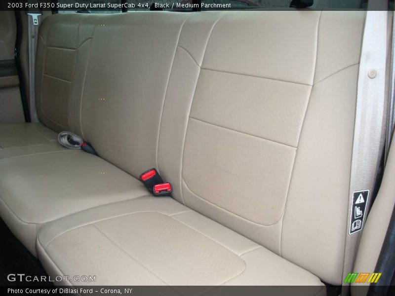 Black / Medium Parchment 2003 Ford F350 Super Duty Lariat SuperCab 4x4