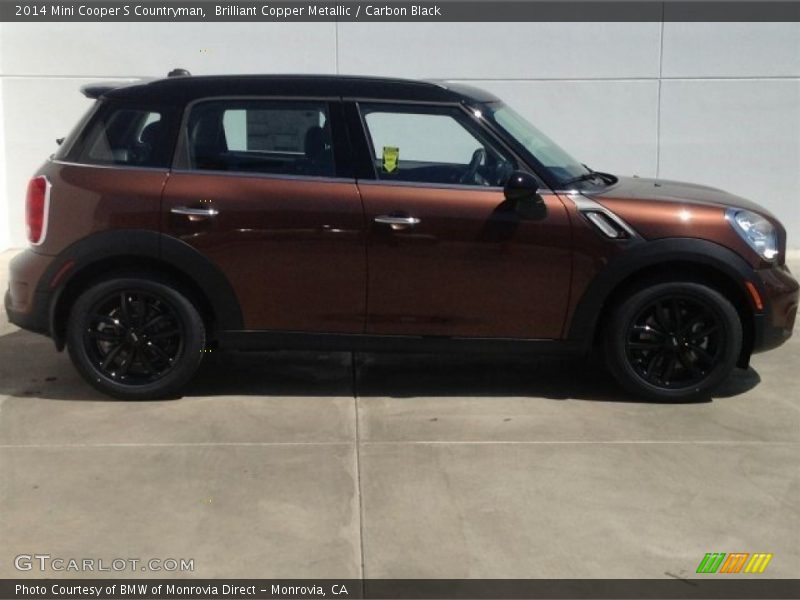 Brilliant Copper Metallic / Carbon Black 2014 Mini Cooper S Countryman