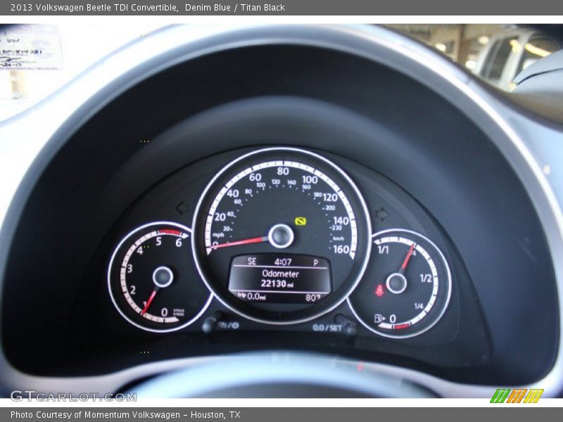 Denim Blue / Titan Black 2013 Volkswagen Beetle TDI Convertible