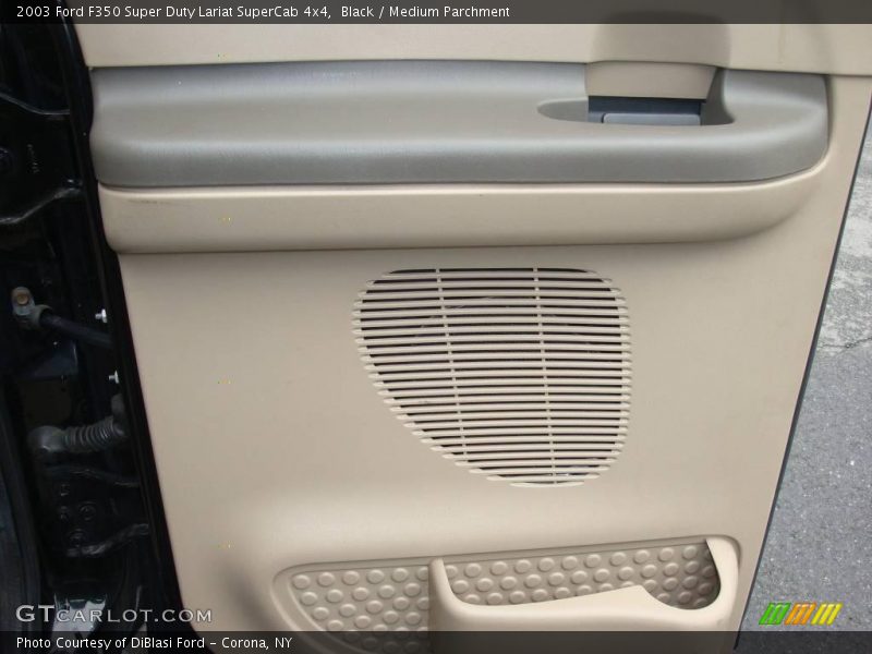Black / Medium Parchment 2003 Ford F350 Super Duty Lariat SuperCab 4x4