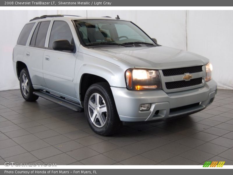 Silverstone Metallic / Light Gray 2008 Chevrolet TrailBlazer LT