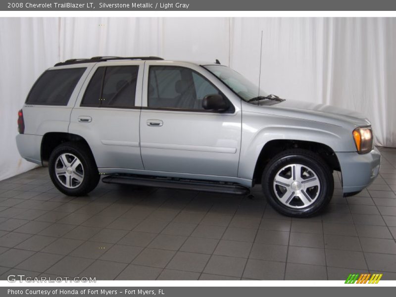 Silverstone Metallic / Light Gray 2008 Chevrolet TrailBlazer LT
