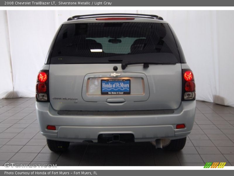 Silverstone Metallic / Light Gray 2008 Chevrolet TrailBlazer LT