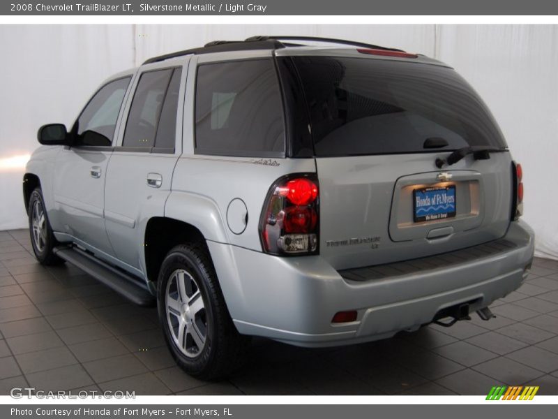 Silverstone Metallic / Light Gray 2008 Chevrolet TrailBlazer LT