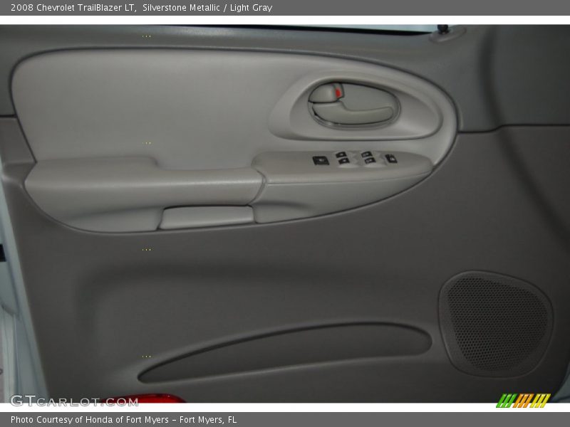 Silverstone Metallic / Light Gray 2008 Chevrolet TrailBlazer LT