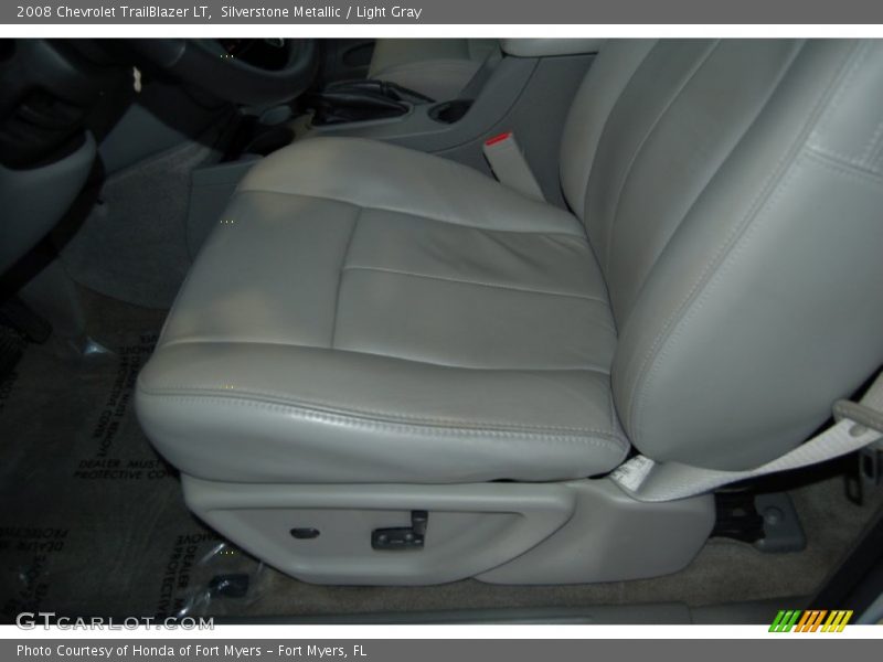 Silverstone Metallic / Light Gray 2008 Chevrolet TrailBlazer LT
