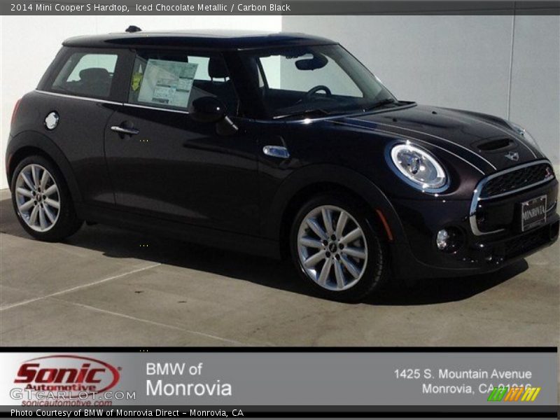 Iced Chocolate Metallic / Carbon Black 2014 Mini Cooper S Hardtop