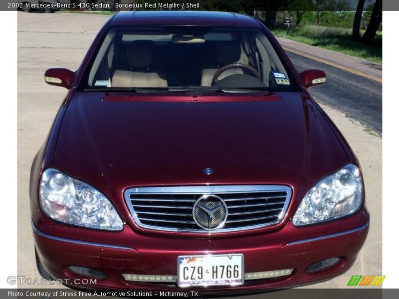 Bordeaux Red Metallic / Shell 2002 Mercedes-Benz S 430 Sedan