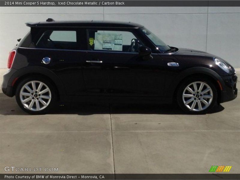 Iced Chocolate Metallic / Carbon Black 2014 Mini Cooper S Hardtop