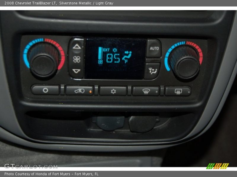 Silverstone Metallic / Light Gray 2008 Chevrolet TrailBlazer LT