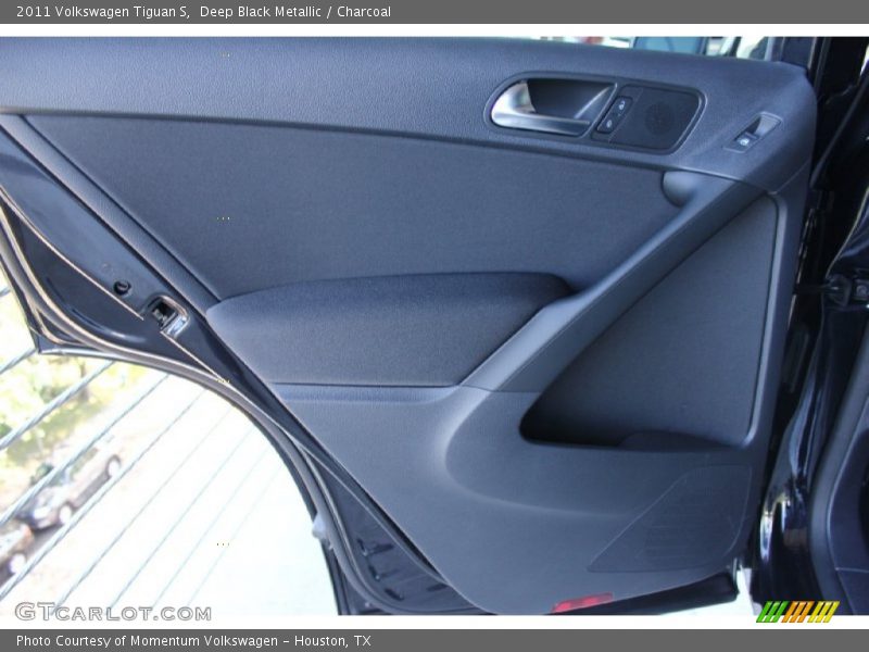 Deep Black Metallic / Charcoal 2011 Volkswagen Tiguan S