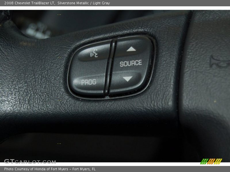 Silverstone Metallic / Light Gray 2008 Chevrolet TrailBlazer LT