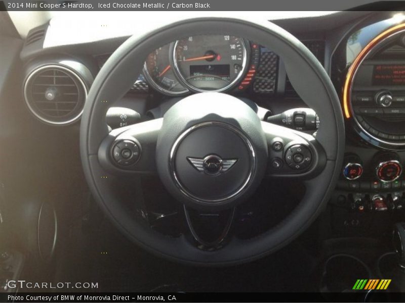 Iced Chocolate Metallic / Carbon Black 2014 Mini Cooper S Hardtop