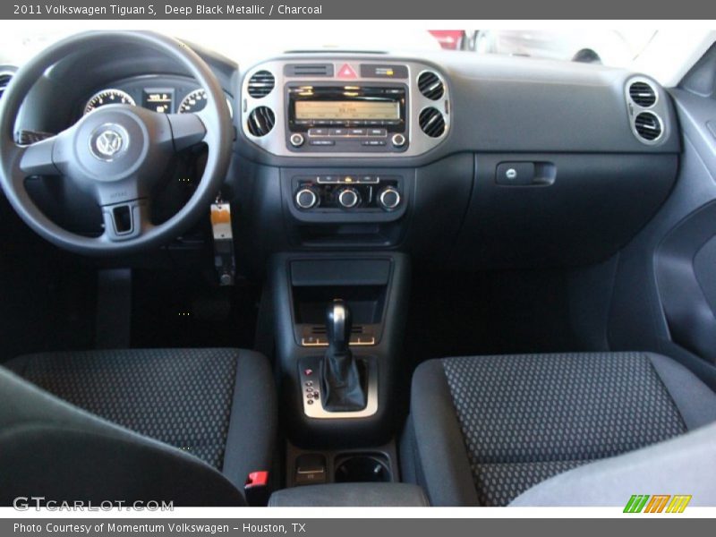 Deep Black Metallic / Charcoal 2011 Volkswagen Tiguan S