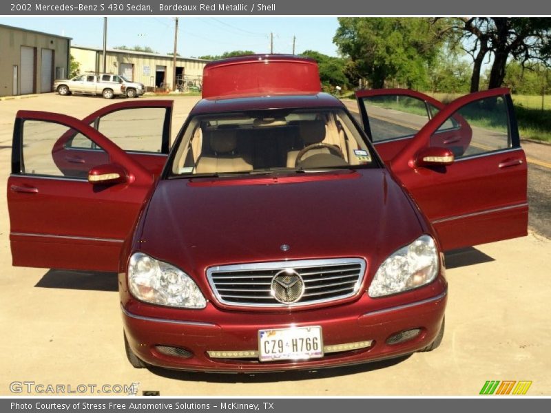 Bordeaux Red Metallic / Shell 2002 Mercedes-Benz S 430 Sedan