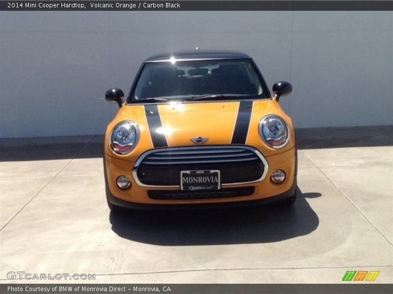 Volcanic Orange / Carbon Black 2014 Mini Cooper Hardtop