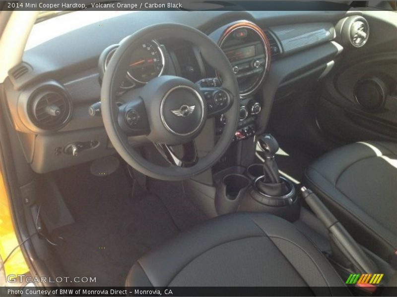 Volcanic Orange / Carbon Black 2014 Mini Cooper Hardtop