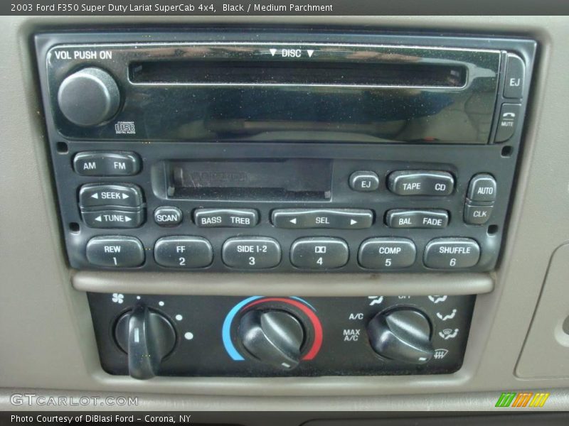 Black / Medium Parchment 2003 Ford F350 Super Duty Lariat SuperCab 4x4