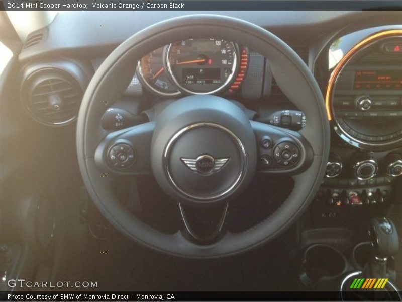 Volcanic Orange / Carbon Black 2014 Mini Cooper Hardtop