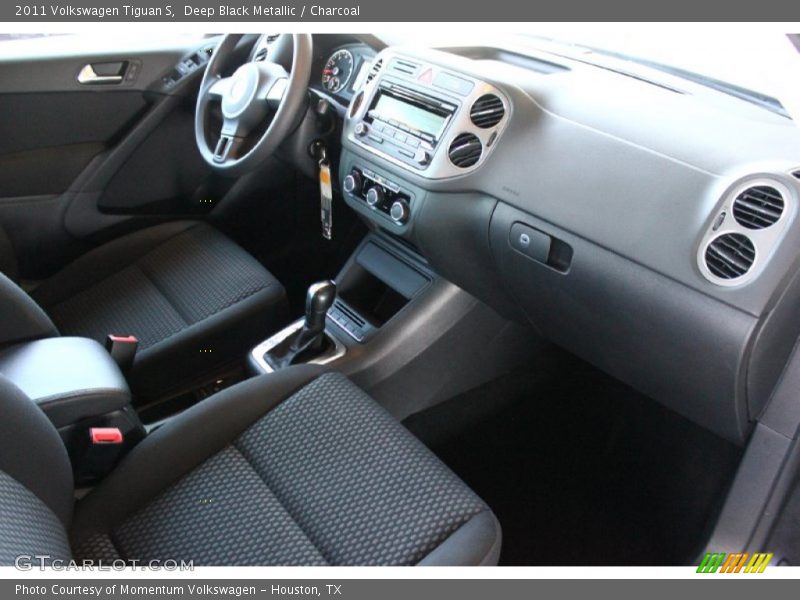 Deep Black Metallic / Charcoal 2011 Volkswagen Tiguan S