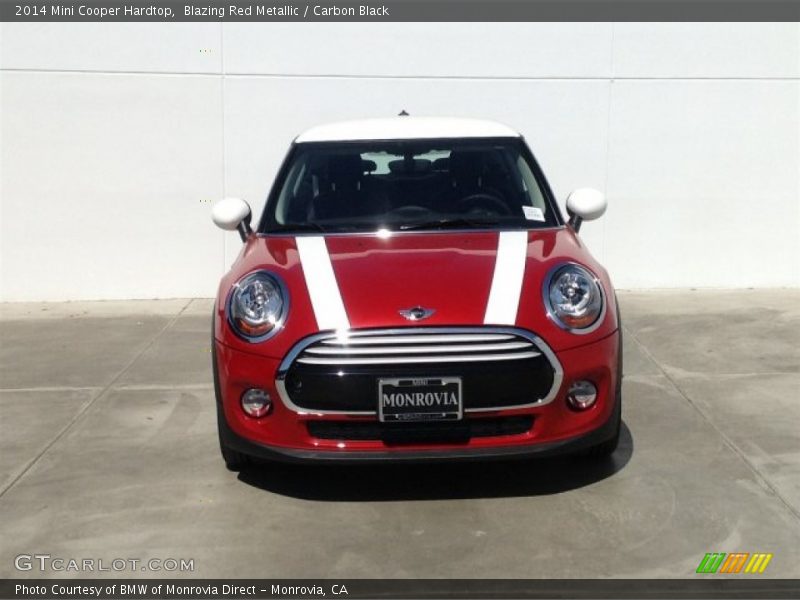 Blazing Red Metallic / Carbon Black 2014 Mini Cooper Hardtop