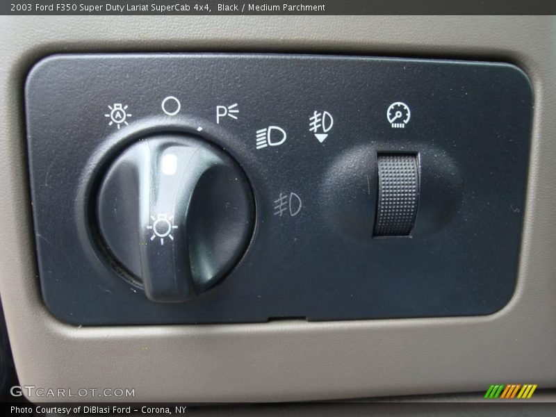 Black / Medium Parchment 2003 Ford F350 Super Duty Lariat SuperCab 4x4