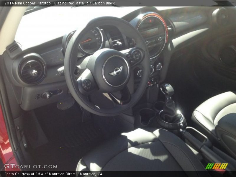 Blazing Red Metallic / Carbon Black 2014 Mini Cooper Hardtop