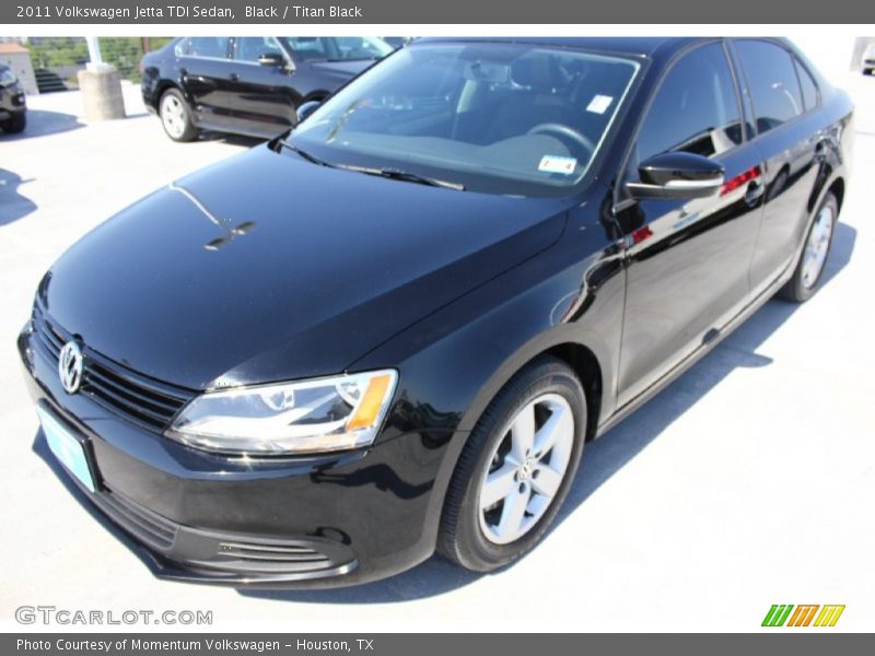 Black / Titan Black 2011 Volkswagen Jetta TDI Sedan