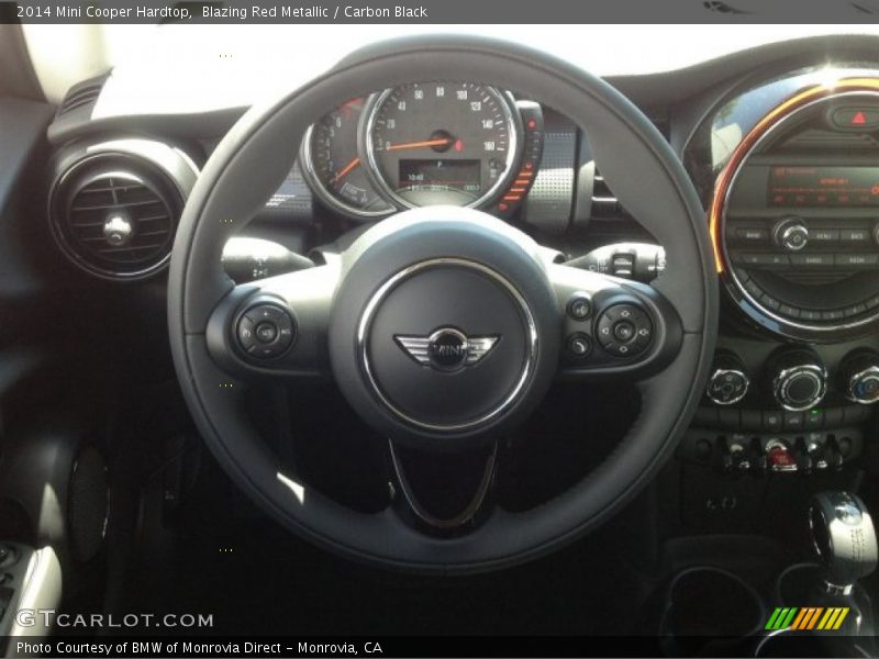 Blazing Red Metallic / Carbon Black 2014 Mini Cooper Hardtop