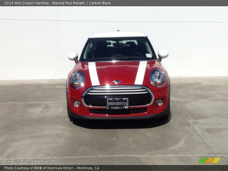 Blazing Red Metallic / Carbon Black 2014 Mini Cooper Hardtop