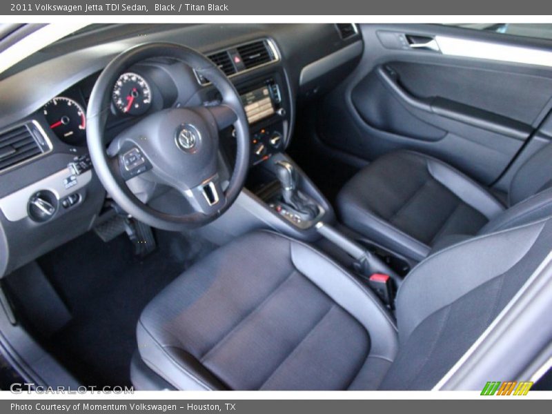 Black / Titan Black 2011 Volkswagen Jetta TDI Sedan