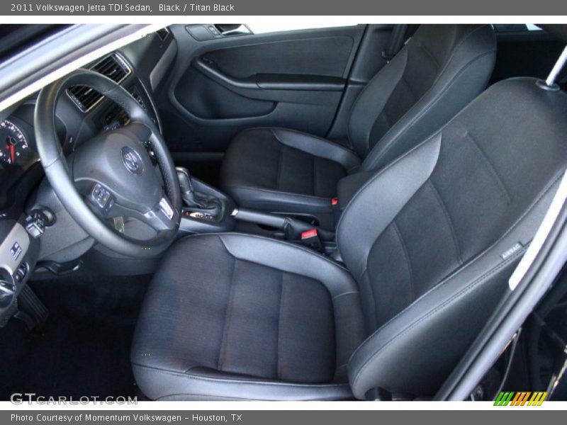 Black / Titan Black 2011 Volkswagen Jetta TDI Sedan