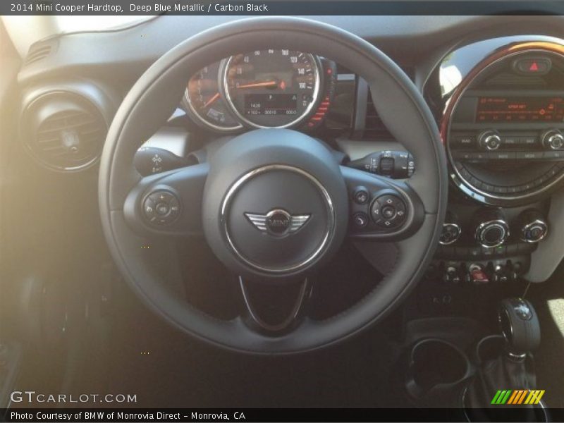 Deep Blue Metallic / Carbon Black 2014 Mini Cooper Hardtop