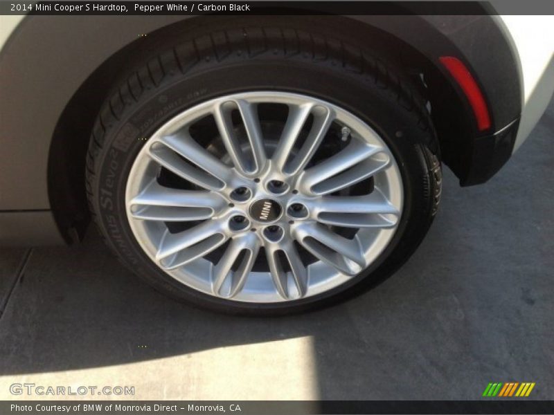 Pepper White / Carbon Black 2014 Mini Cooper S Hardtop