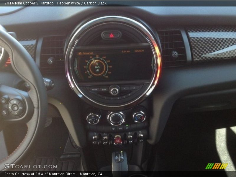 Pepper White / Carbon Black 2014 Mini Cooper S Hardtop