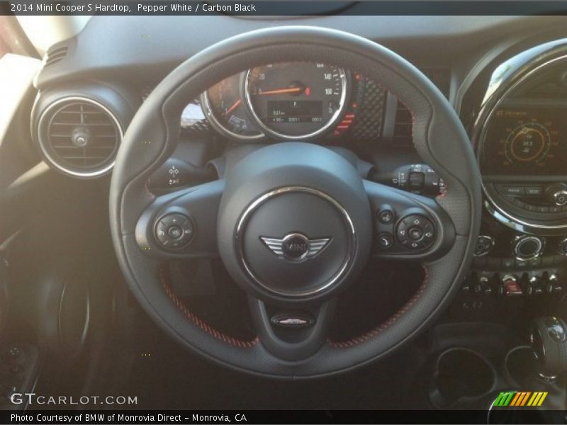 Pepper White / Carbon Black 2014 Mini Cooper S Hardtop