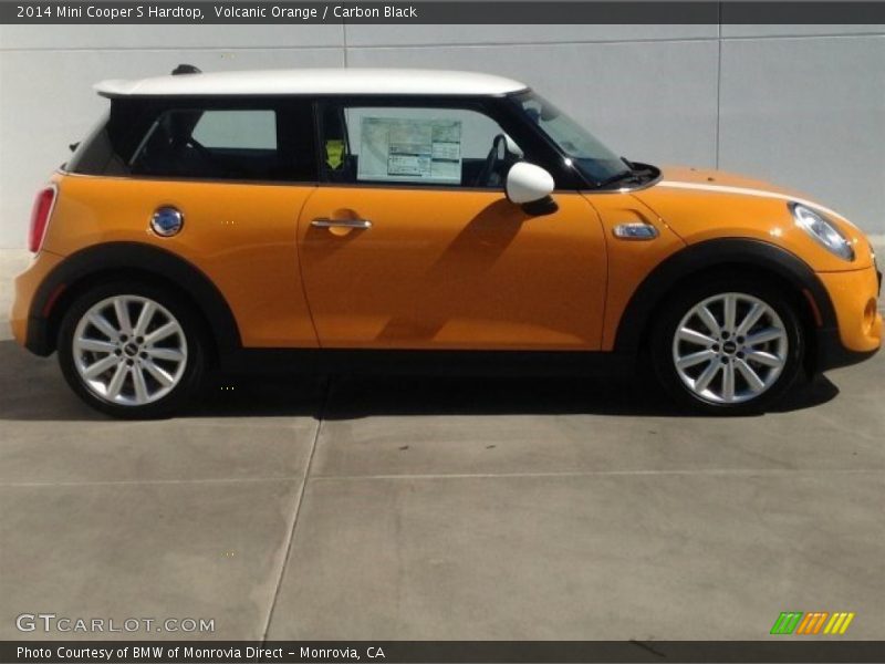  2014 Cooper S Hardtop Volcanic Orange