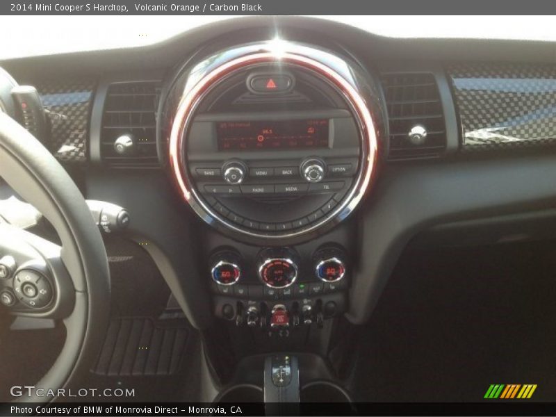 Volcanic Orange / Carbon Black 2014 Mini Cooper S Hardtop