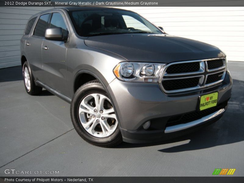 Mineral Gray Metallic / Dark Graystone/Medium Graystone 2012 Dodge Durango SXT