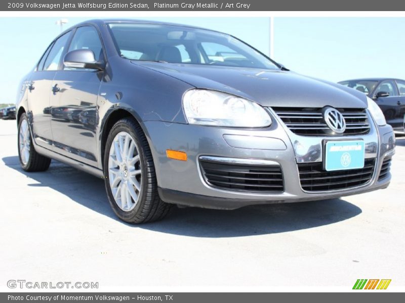 Platinum Gray Metallic / Art Grey 2009 Volkswagen Jetta Wolfsburg Edition Sedan