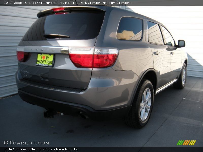 Mineral Gray Metallic / Dark Graystone/Medium Graystone 2012 Dodge Durango SXT