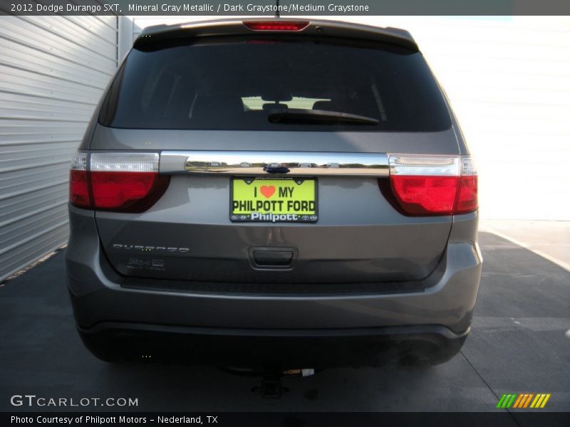 Mineral Gray Metallic / Dark Graystone/Medium Graystone 2012 Dodge Durango SXT