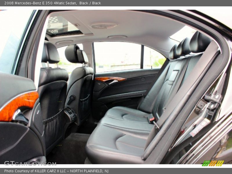 Rear Seat of 2008 E 350 4Matic Sedan