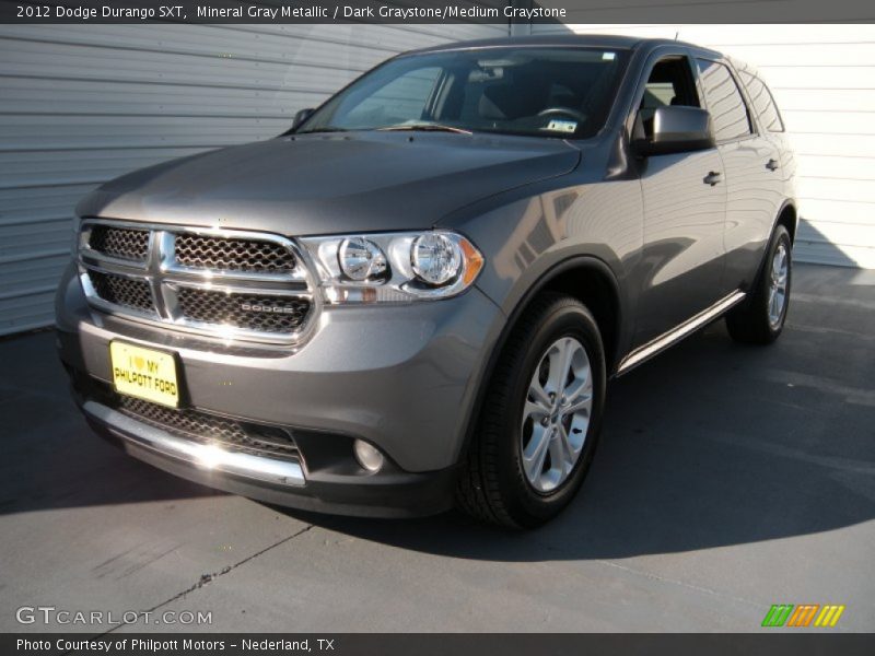 Mineral Gray Metallic / Dark Graystone/Medium Graystone 2012 Dodge Durango SXT