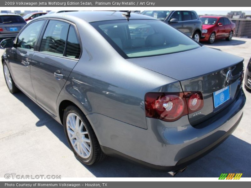 Platinum Gray Metallic / Art Grey 2009 Volkswagen Jetta Wolfsburg Edition Sedan