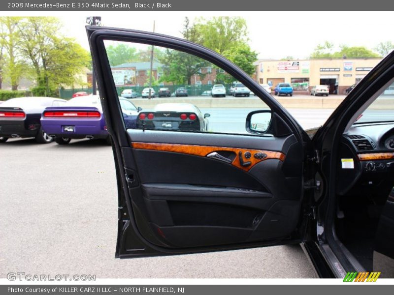 Black / Black 2008 Mercedes-Benz E 350 4Matic Sedan