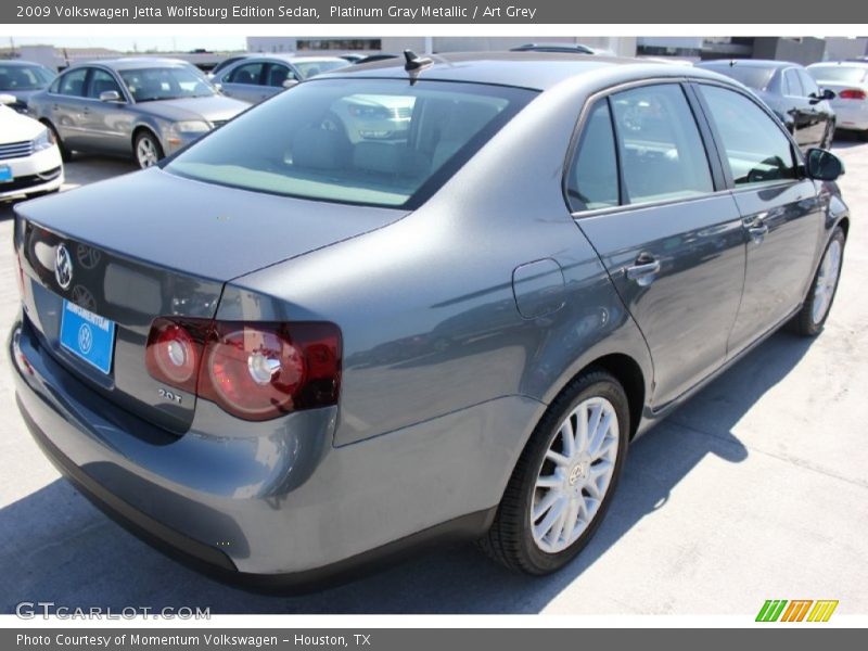 Platinum Gray Metallic / Art Grey 2009 Volkswagen Jetta Wolfsburg Edition Sedan